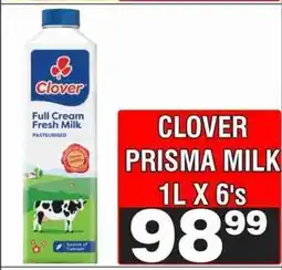 Advance Cash n Carry CLOVER PRISMA MILK 1L X 6's offer