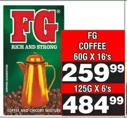 Advance Cash n Carry FG COFFEE 60G X 16's offer