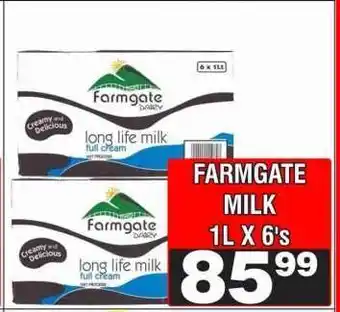 Advance Cash n Carry FARMGATE MILK 1L X 6's offer