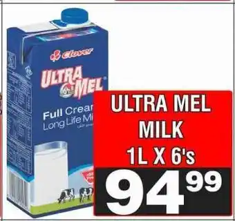 Advance Cash n Carry ULTRA MEL MILK 1L X 6's offer