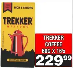 Advance Cash n Carry TREKKER COFFEE 60G X 16's offer
