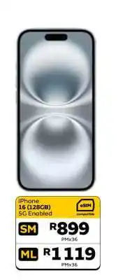 MTN iPhone 16 (128GB) offer