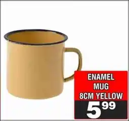 Advance Cash n Carry ENAMEL MUG 8CM YELLOW offer