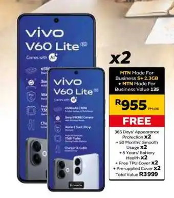 MTN vivo V60 Lite offer