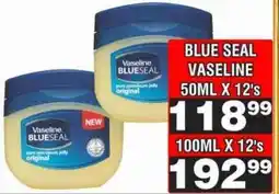 Advance Cash n Carry BLUE SEAL VASELINE 100ML X 12's offer