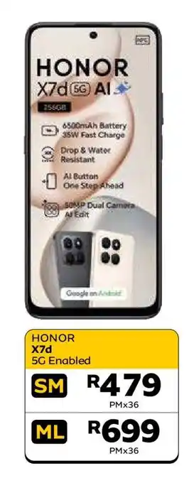 MTN HONOR X7d offer
