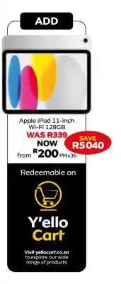 MTN Apple iPad 11-inch Wi-Fi 128GB offer