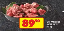 Shoprite BEEF POTJIEKOS (LOOSE SERVE) offer