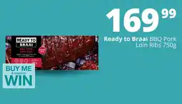 Checkers Ready to Braai BBQ Pork Loin Ribs offer