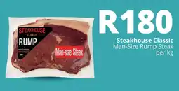 Checkers Steakhouse Classic Man-Size Rump Steak offer