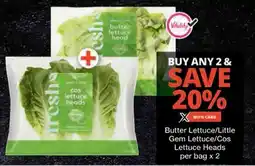 Checkers Butter Lettuce/ Little Gem Lettuce/ Cos Lettuce Heads offer