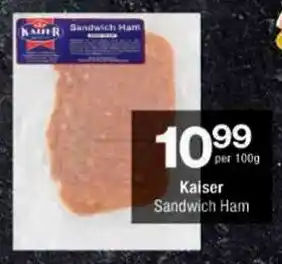 Checkers Kaiser Sandwich Ham offer
