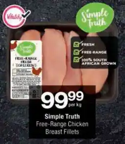 Checkers Simple Truth Free-Range Chicken Breast Fillets offer
