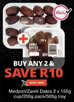 Checkers Medjool/ Zamli Dates offer