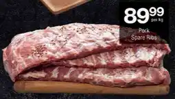 Checkers Pork Spare Ribs offer