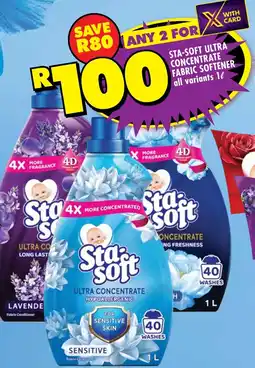 Shoprite Sta-soft ultra concentrate fabric softener offer