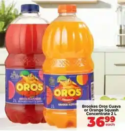 Food Lover's Market Brookes Oros Guava or Orange Squash Concentrate offer