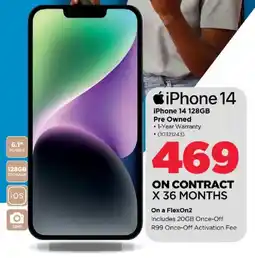 HiFi Corp iPhone 14 128GB Pre Owned offer