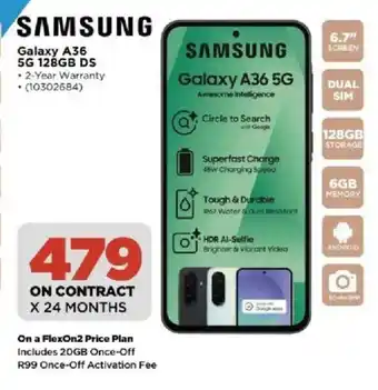 HiFi Corp Samsung Galaxy A36 5G 128GB DS offer