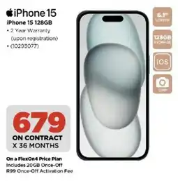 HiFi Corp iPhone 15 128GB offer