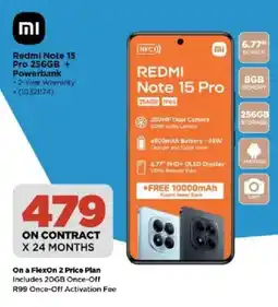 HiFi Corp Xiaomi Redmi Note 15 Pro 256GB + Powerbank offer