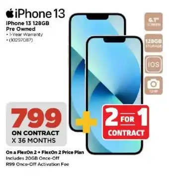 HiFi Corp iPhone 13 128GB Pre Owned offer