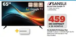HiFi Corp Sansui 65-inch UHD Google TV offer