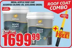 Boxer Build Medal acrylic roof coat assorted colours offer