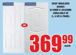 Boxer Build Deep moulded doors offer