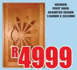 Boxer Build Wooden pivot door assorted design offer