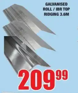 Boxer Build Galvanised roll/ ibr top ridging offer