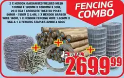 Boxer Build Fencing Combo offer