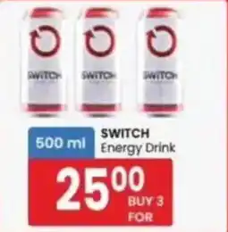 Saverite Switch Energy Drink offer