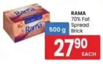 Saverite Rama 70% Fat Spread Brick offer