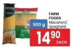 Saverite Farm Foods Macaroni/ Spaghetti offer