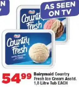 OK MiniMark Dairymaid Country Fresh Ice Cream Tub offer