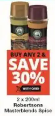 Checkers Robertsons Masterblends Spice offer