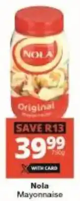Checkers Nola Mayonnaise offer