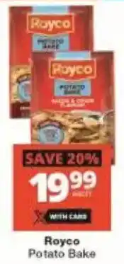 Checkers Royco Potato Bake offer