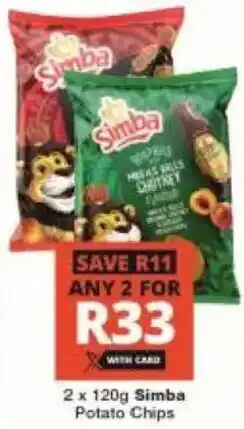 Checkers Simba Potato Chips offer