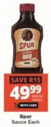 Checkers Spur Sauce offer