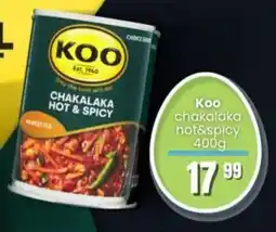 Super Save Koo Chakalaka Hot & Spicy offer