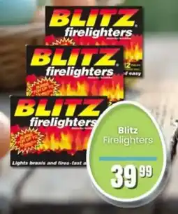 Super Save Blitz Firelighters offer