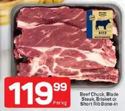Pick n Pay Beef Chuck, Blade Steak, Brisket or Short Rib Bone-in offer