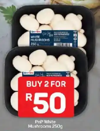 Pick n Pay PnP White Mushrooms offer