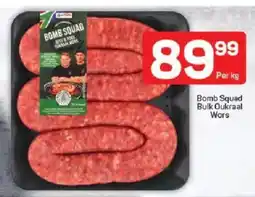 Pick n Pay Bomb Squad Bulk Oukraal Wors offer