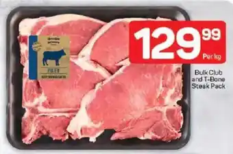 Pick n Pay Bulk Club and T-Bone Steak Pack offer