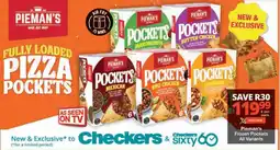 Checkers Pieman's Frozen Pockets All Variants offer
