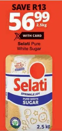 Checkers Selati Pure White Sugar offer