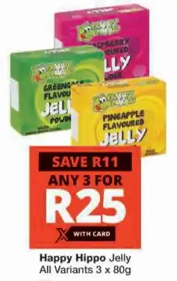 Checkers Happy Hippo Jelly All Variants offer